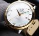 Super Copy Omega De Ville Yellow Gold Dial Black Leather Strap Yellow Gold Bezel 40mm (6)_th.jpg